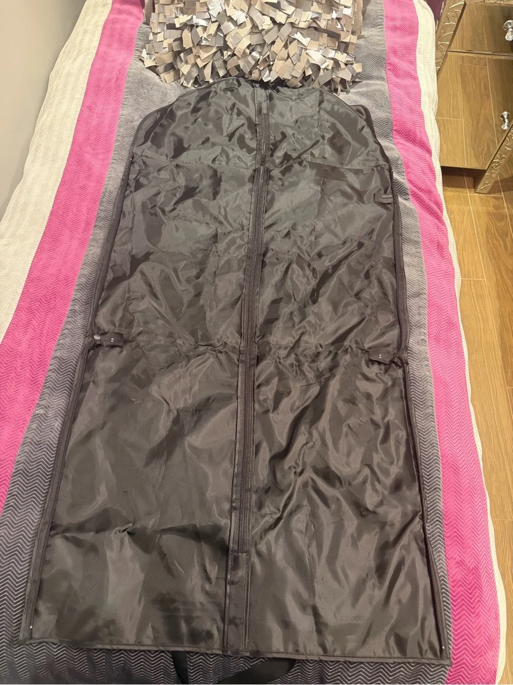 Mackage Black Logo Garment Bag